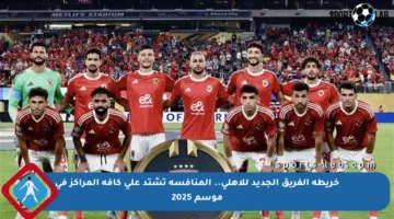 خريطة الفريق الجديد للأهلي.. المنافسة تشتد على كافة المراكز في موسم 2025